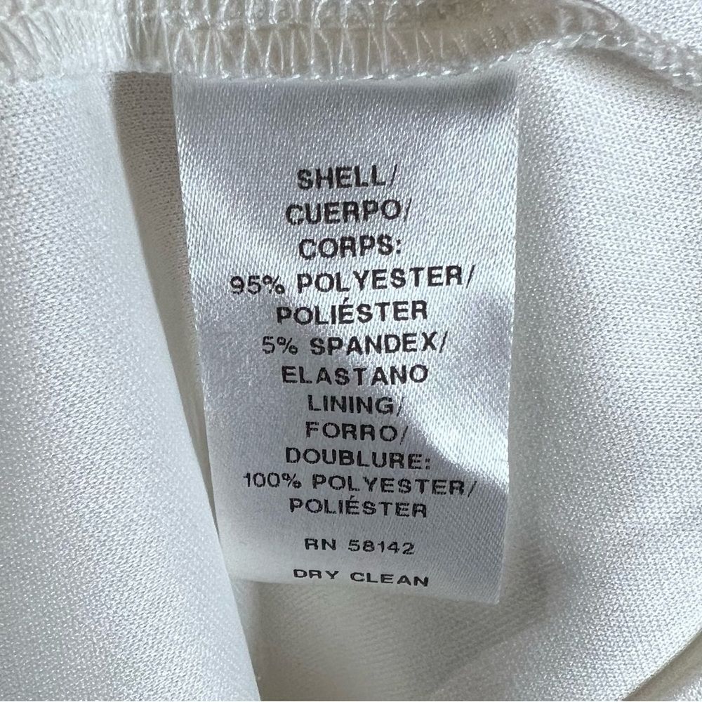 Maggy London black and white color block midi dress size 6 - Picture 8 of 8